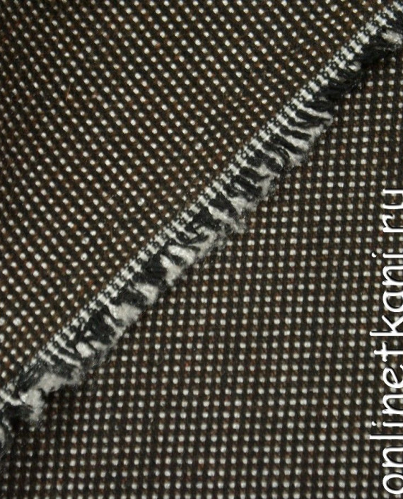Ткань Костюмно-пальтовая 1213 цвет серый в клетку картинка 2