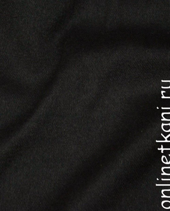 Ткань Пальтовая 1214 цвет черный картинка