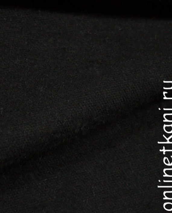 Ткань Пальтовая 1214 цвет черный картинка 1