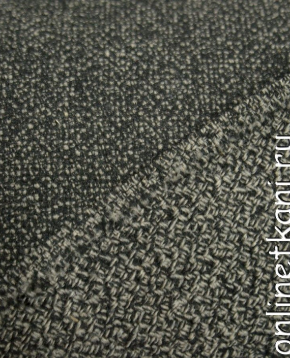 Ткань Пальтовая 1216 цвет серый крупа картинка 2