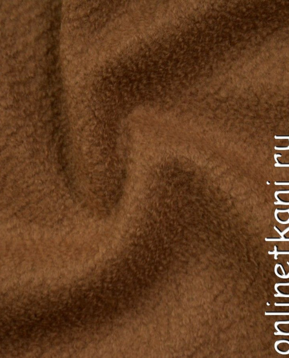 Ткань Пальтовая 1229 цвет коричневый картинка