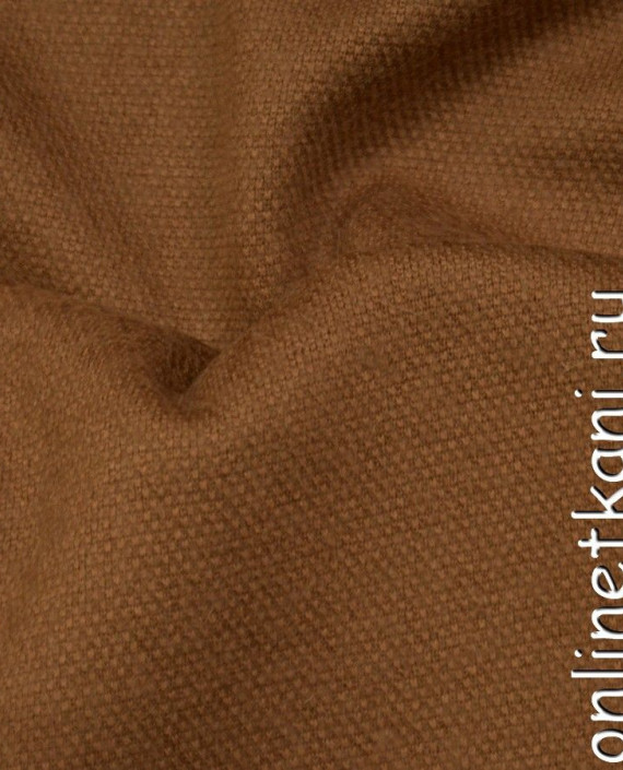 Ткань Пальтовая 1229 цвет коричневый картинка 1