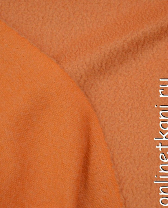 Ткань Пальтовая 1230 цвет оранжевый картинка 1