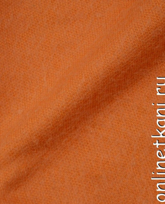 Ткань Пальтовая 1230 цвет оранжевый картинка 2