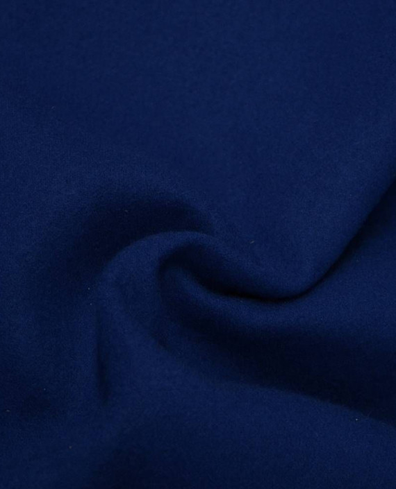 Ткань Шерсть Пальтовая 1705 цвет синий картинка