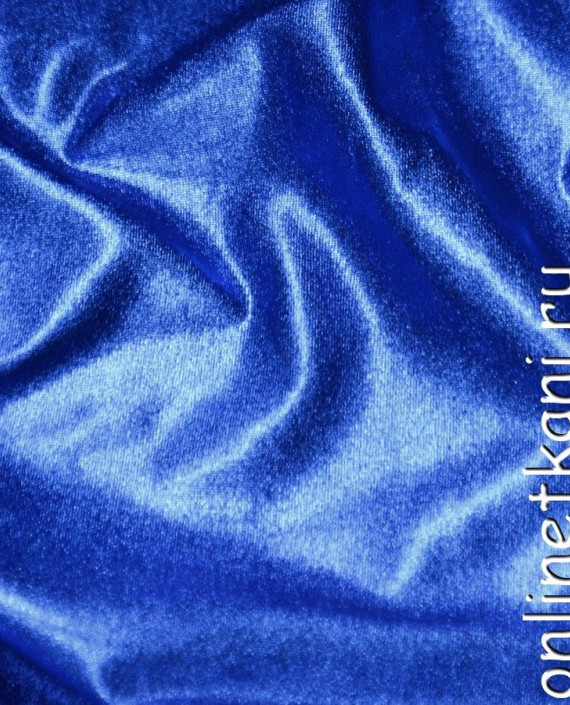 Ткань Голограмма 018 цвет синий картинка 1