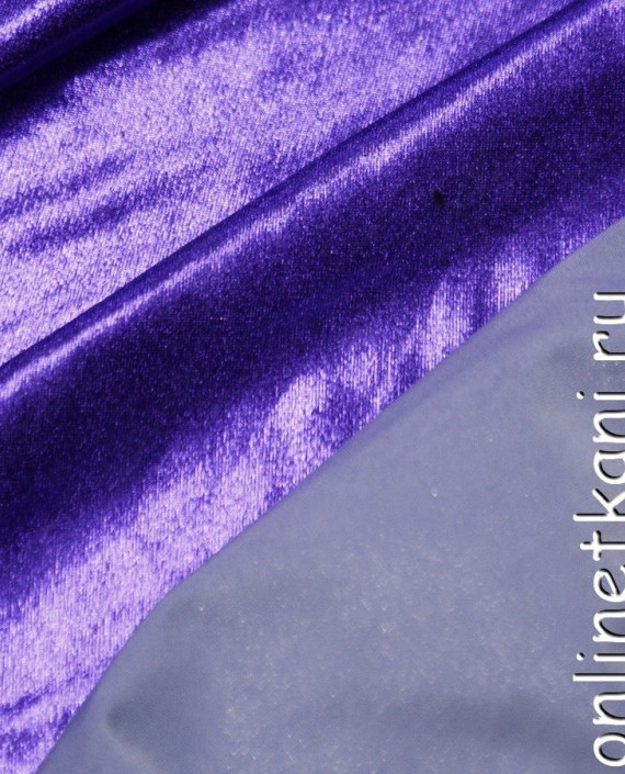 Ткань Голограмма 027 цвет фиолетовый картинка 1