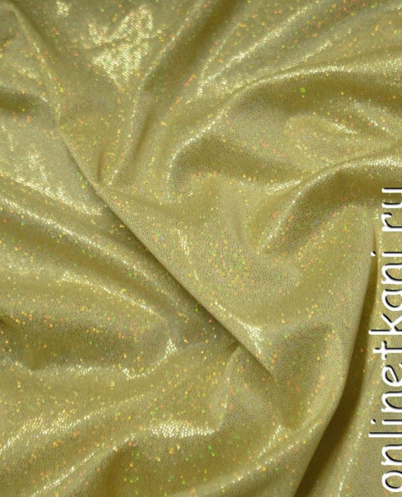 Ткань Голограмма 2 036 цвет золотой картинка