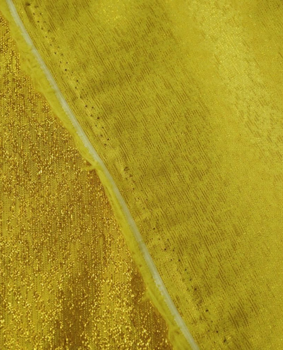 Ткань Парча 126 цвет золотой картинка 2