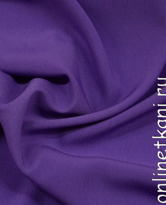 Ткань Плательная 0035 цвет фиолетовый картинка 2