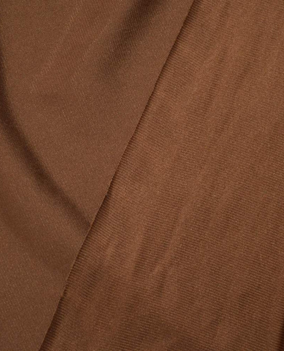 Ткань Подкладочная Трикотажная 045 цвет коричневый картинка 2