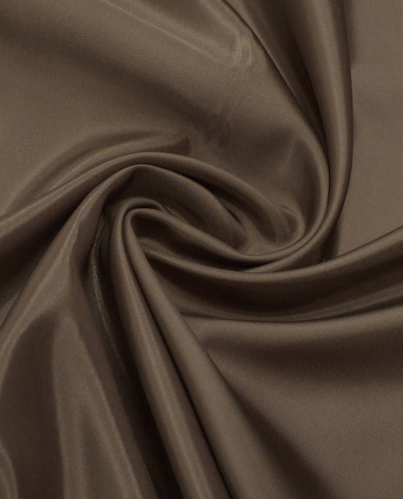 Ткань Подкладочная Вискоза 057 цвет коричневый картинка