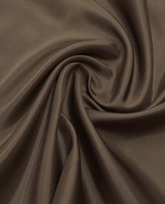 Ткань Подкладочная Вискоза 057 цвет коричневый картинка 1