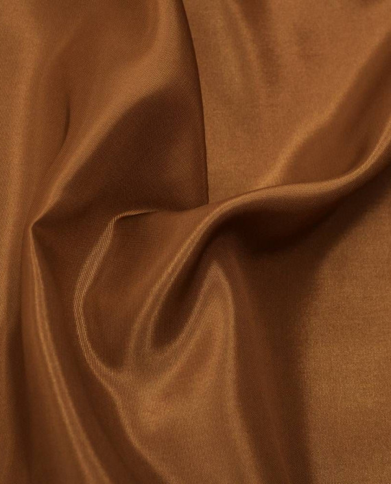 Ткань Подкладочная Вискоза 075 цвет коричневый картинка 1