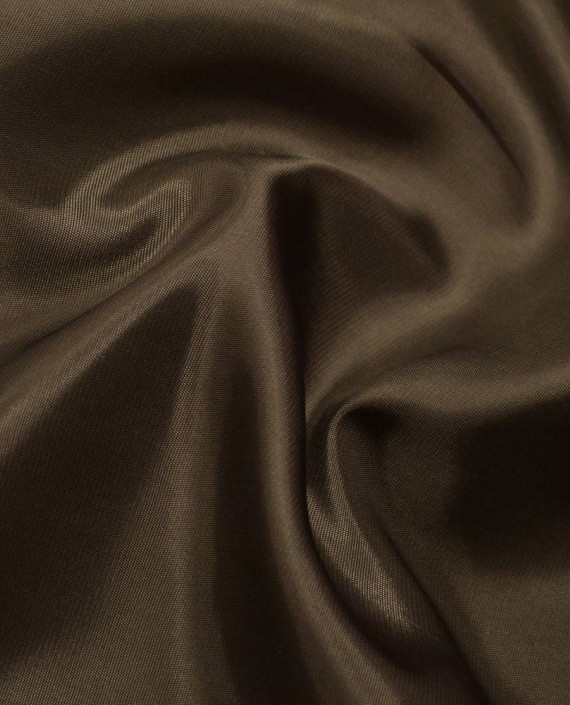 Ткань Подкладочная Вискоза 076 цвет коричневый картинка 2
