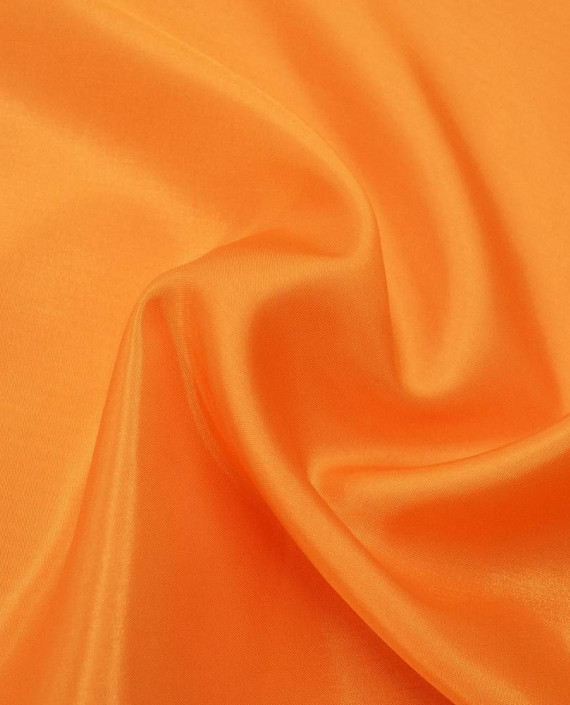 Ткань Подкладочная Вискоза 091 цвет оранжевый картинка 1