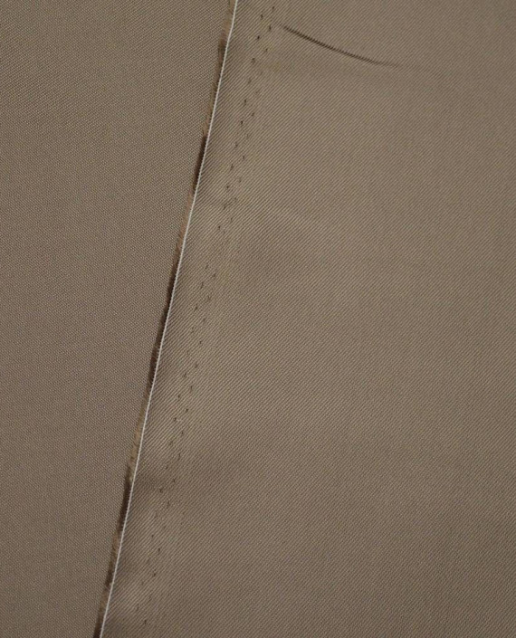 Ткань Подкладочная Вискоза 093 цвет коричневый картинка 2