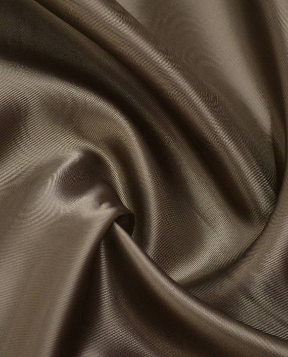 Ткань Подкладочная Вискоза 093 цвет коричневый картинка 1