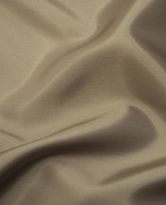 Ткань Подкладочная Вискоза 099 цвет коричневый картинка 1