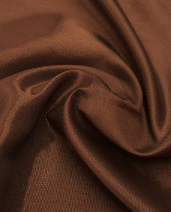 Ткань Подкладочная Вискоза 100 цвет коричневый картинка