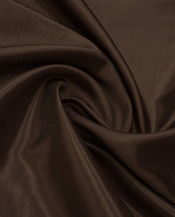Ткань Подкладочная Вискоза 105 цвет коричневый картинка