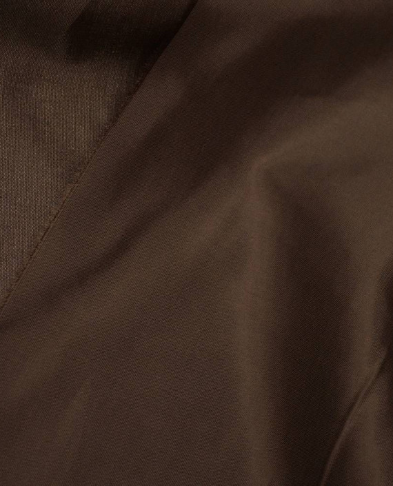 Ткань Подкладочная Вискоза 105 цвет коричневый картинка 2