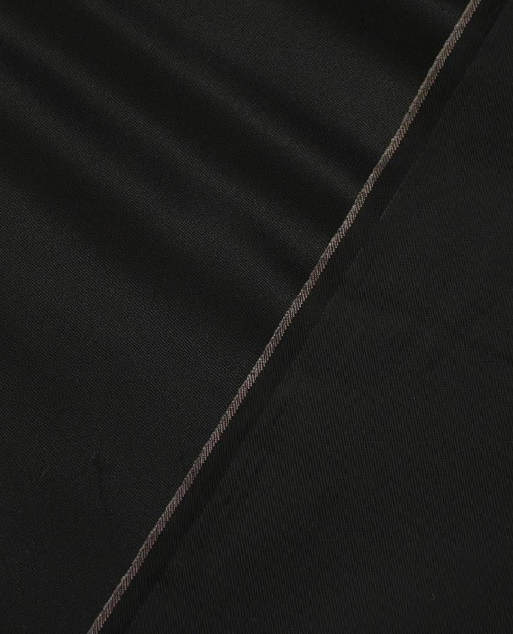 Ткань Подкладочная Вискоза 115 цвет черный картинка 1