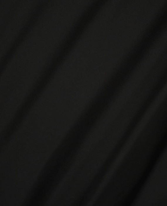 Ткань Подкладочная Вискоза 115 цвет черный картинка 2