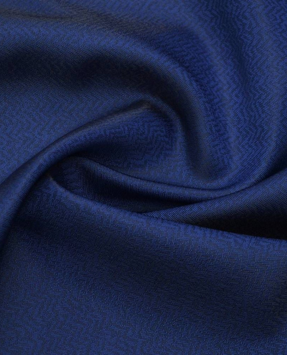 Ткань Подкладочная Вискоза 119 цвет синий картинка