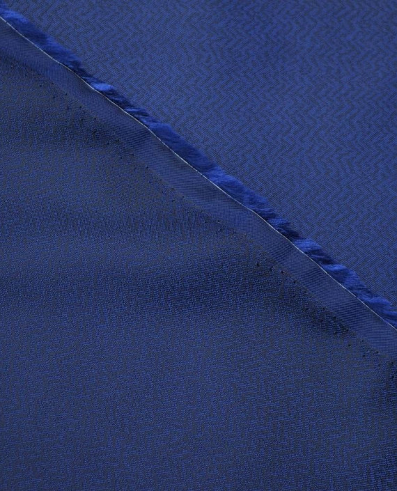 Ткань Подкладочная Вискоза 119 цвет синий картинка 1