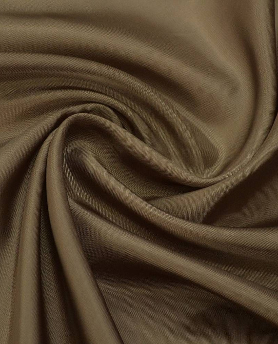 Ткань Подкладочная Вискоза 124 цвет коричневый картинка
