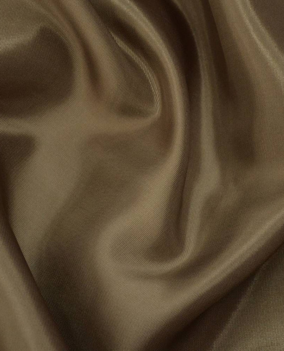 Ткань Подкладочная Вискоза 124 цвет коричневый картинка 2
