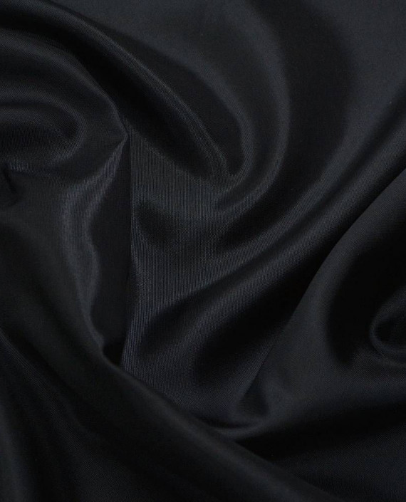 Ткань Подкладочная Вискоза 134 цвет черный картинка