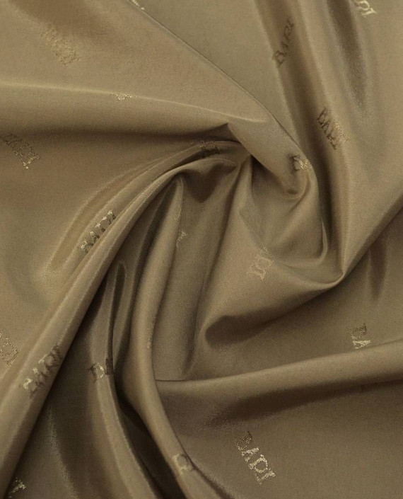 Ткань Подкладочная Вискоза 146 цвет коричневый картинка