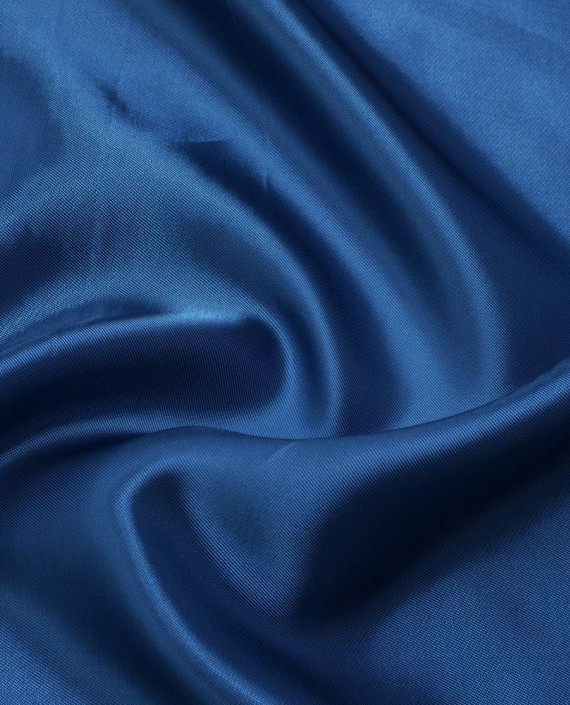 Ткань Подкладочная Вискоза 153 цвет синий картинка