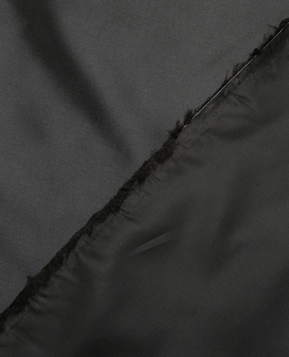 Ткань Подкладочная Полиэстер 185 цвет черный картинка 1