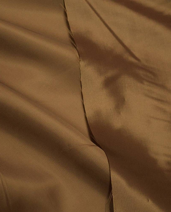 Ткань Подкладочная Вискоза 189 цвет коричневый картинка 1