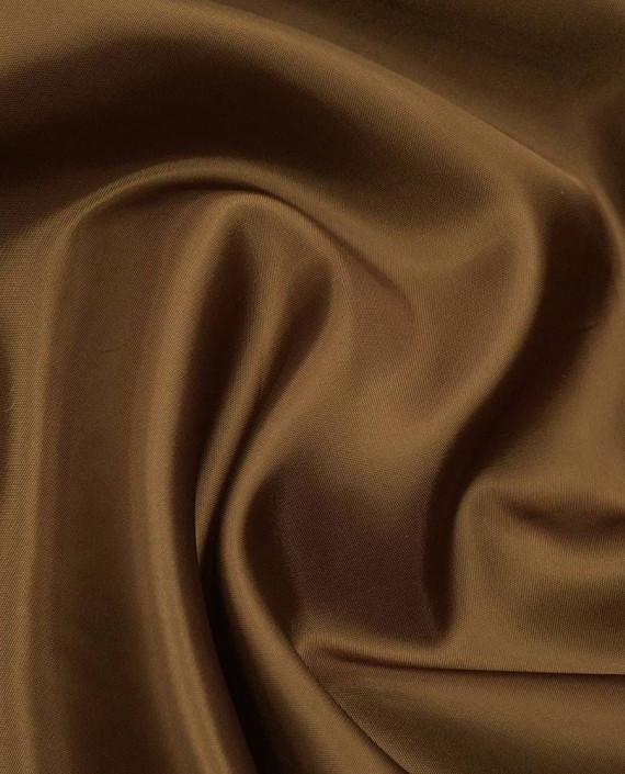 Ткань Подкладочная Вискоза 189 цвет коричневый картинка 2