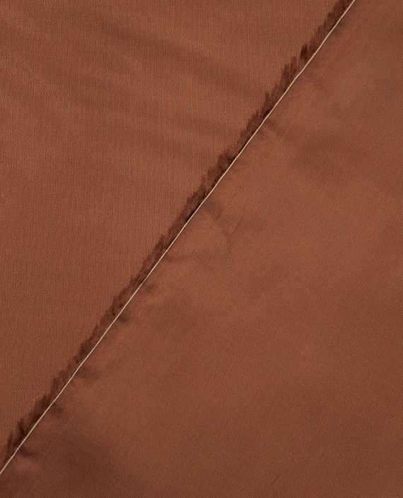 Ткань Подкладочная Вискоза 190 цвет коричневый картинка 2