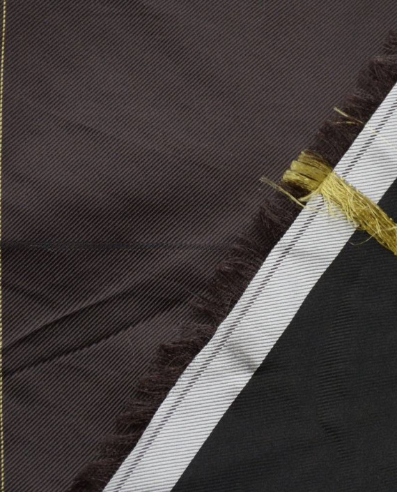 Ткань Подкладочная Вискоза 212 цвет коричневый картинка 2