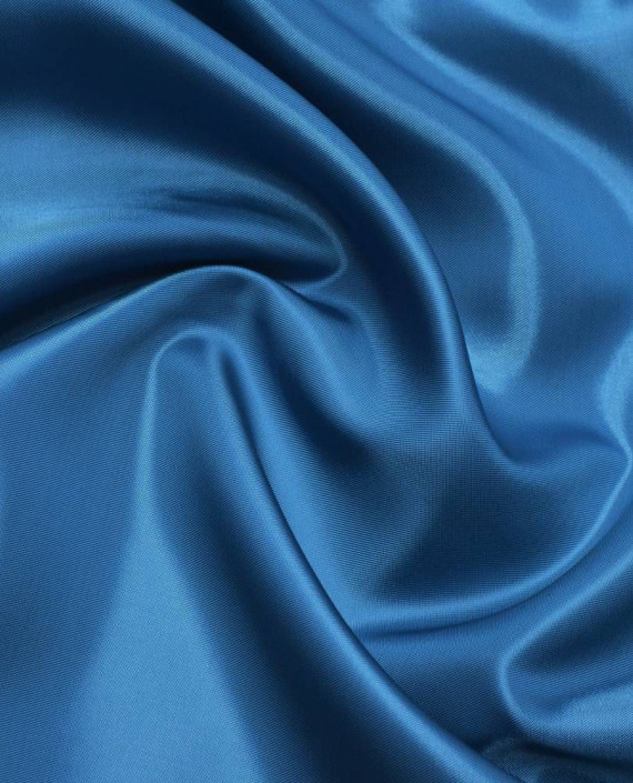 Ткань Подкладочная Вискоза 216 цвет голубой картинка 2