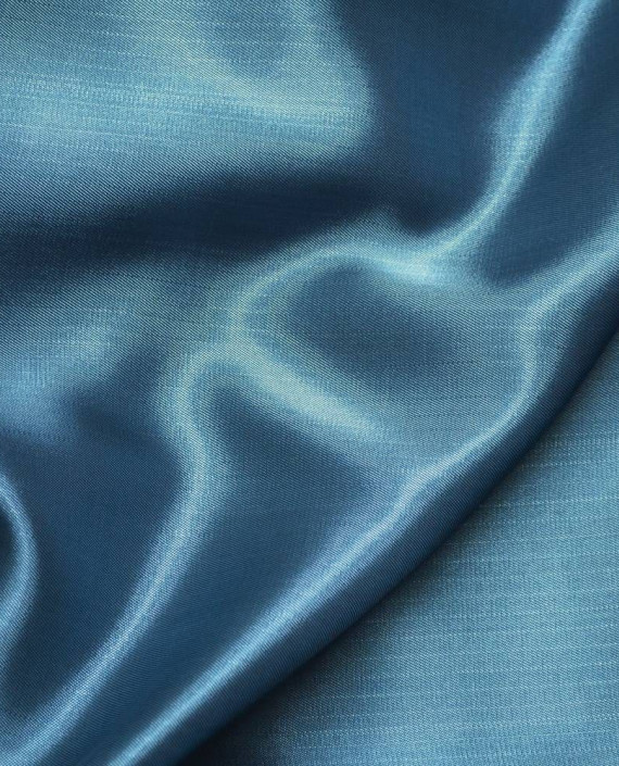 Ткань Подкладочная Вискоза 217 цвет голубой картинка 2