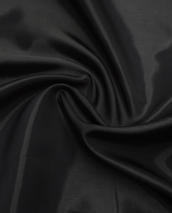 Ткань Подкладочная Вискоза 218 цвет черный картинка