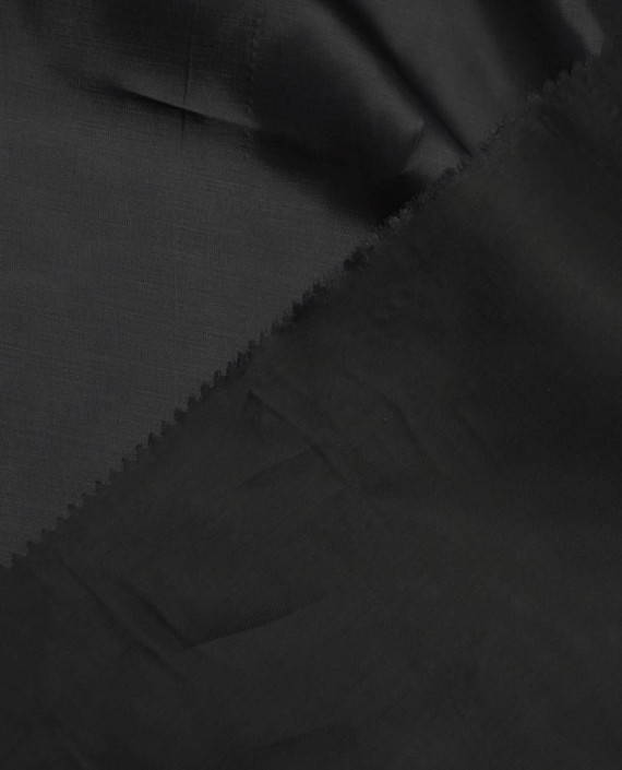 Ткань Подкладочная Вискоза 218 цвет черный картинка 2
