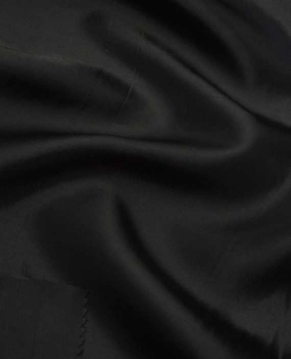 Ткань Подкладочная Вискоза 218 цвет черный картинка 1