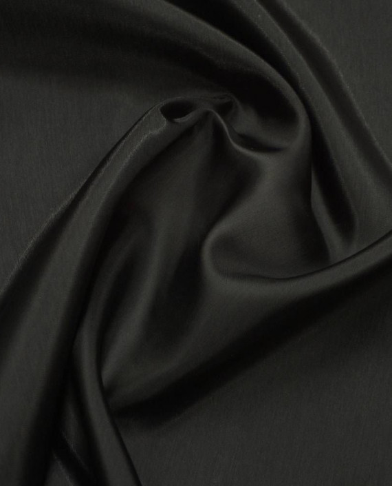 Ткань Подкладочная Вискоза 219 цвет черный картинка