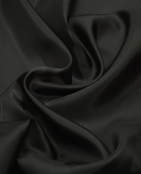 Ткань Подкладочная Вискоза 219 цвет черный картинка 2