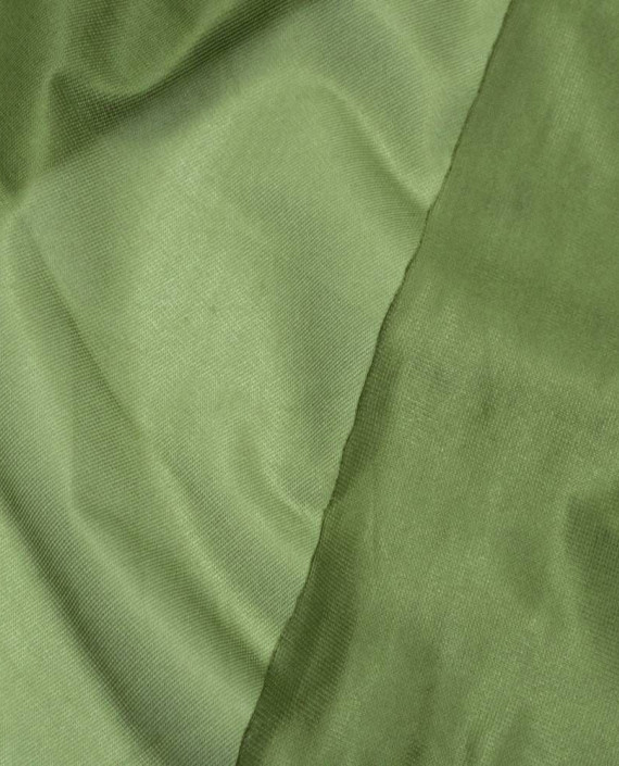 Ткань Подкладочная Полиэстер 223 цвет зеленый картинка 1