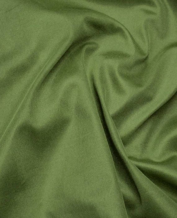Ткань Подкладочная Полиэстер 223 цвет зеленый картинка 2