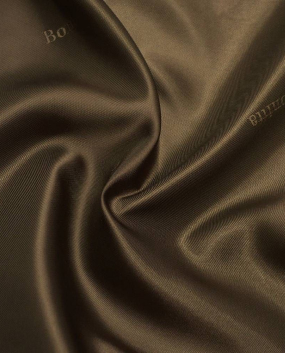 Ткань Подкладочная Вискоза 225 цвет коричневый картинка
